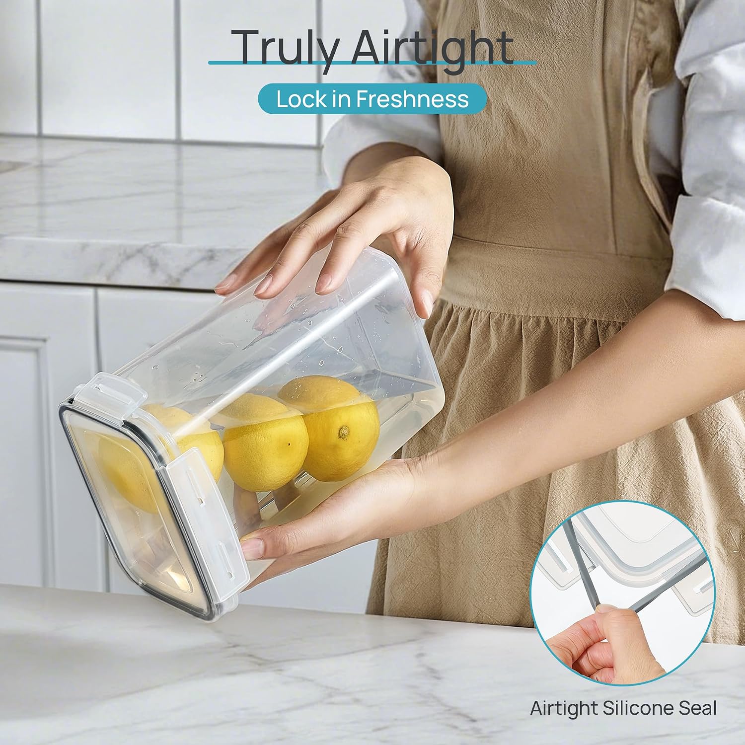 Vtopmart Airtight Food Storage - Snacks Food Labels recension och pris