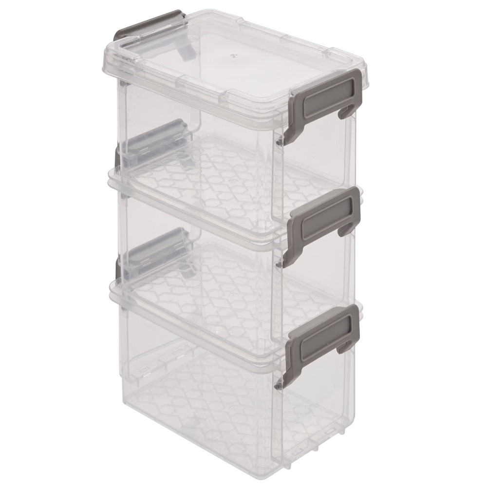 4-Pack 12oz Stackable Storage  - Snacks Food Labels recension och pris