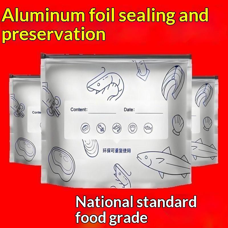 50Pcs Reusable Aluminum Foil F - Snacks Food Labels recension och pris