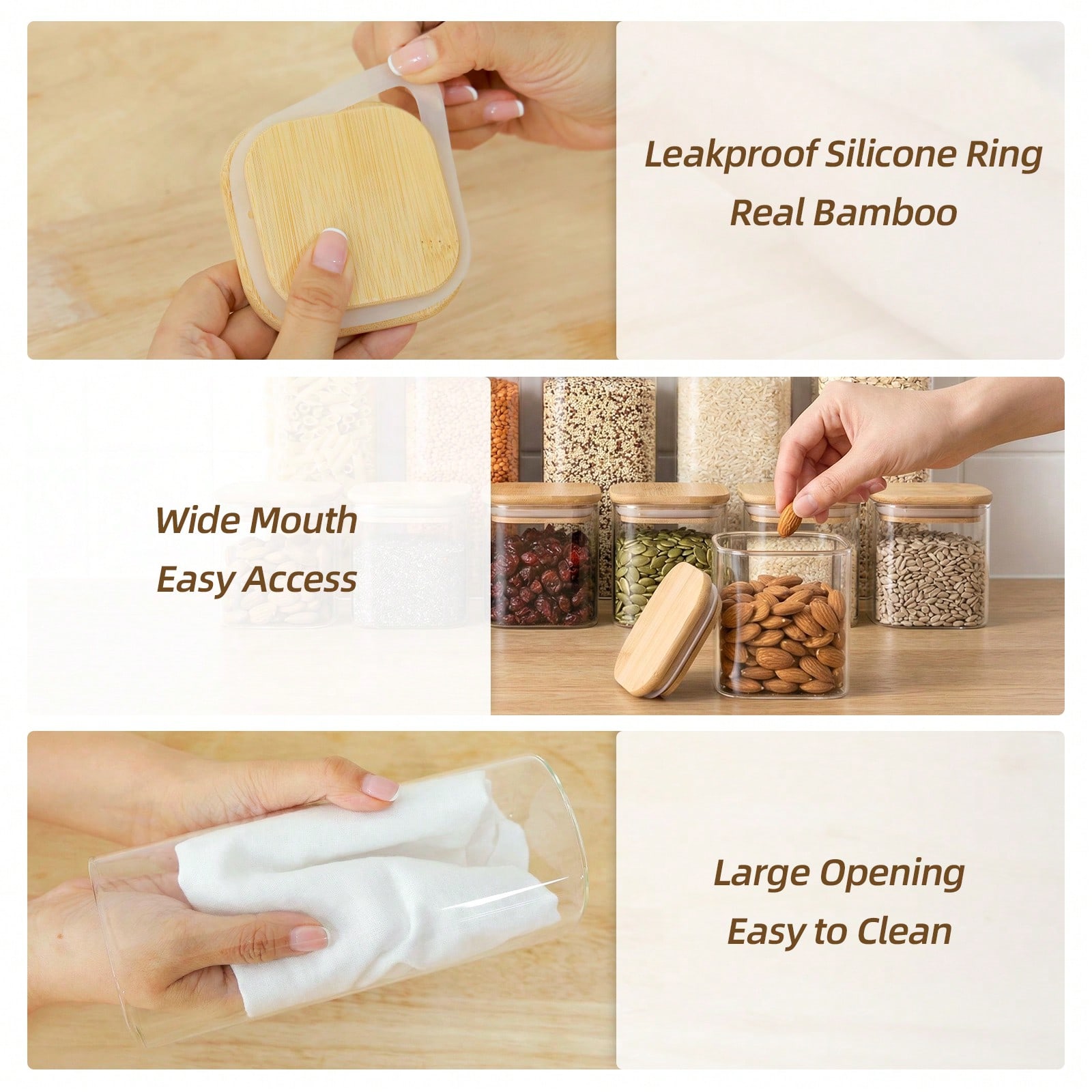 Glass Food Storage Containers  - Snacks Food Labels recension och pris