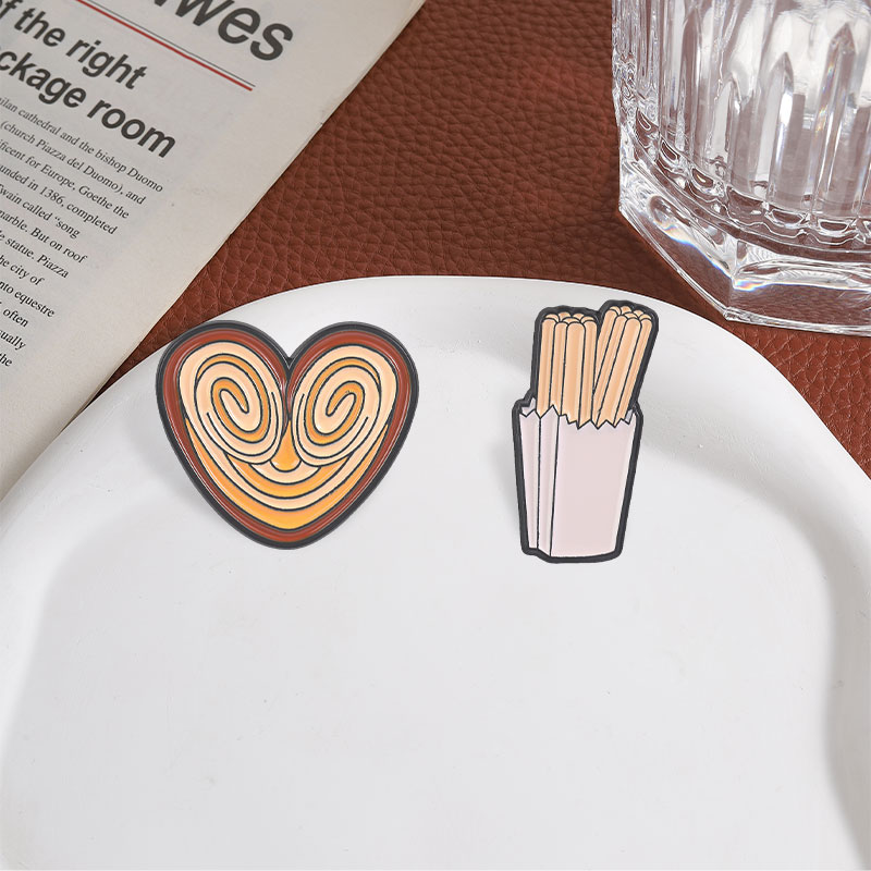 Mexican Churro Palmier Enamel  - Food Snacks In Spanish recension och pris